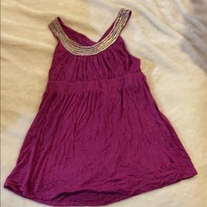 Sequin Fuchsia Cute Top